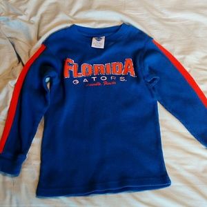 Boys S 6/7 Florida Gators UF Long Sleeve Shirt